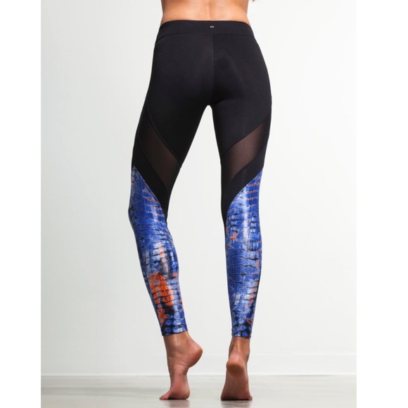 KORAL Frame Legging Snake Mesh in Blue Size XS - Picture 6 of 10